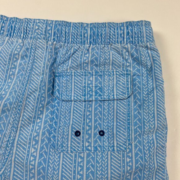 NWOT Vineyards Vines Swim Trunks Shorts Boys XL Mesh Lined Chappy Tribal Blue - Picture 6 of 13